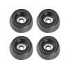 Adam Hall Hardware 4903 M4 AH - Bustina con set di 4 piedi in gomma 20 x 9 mm colore nero