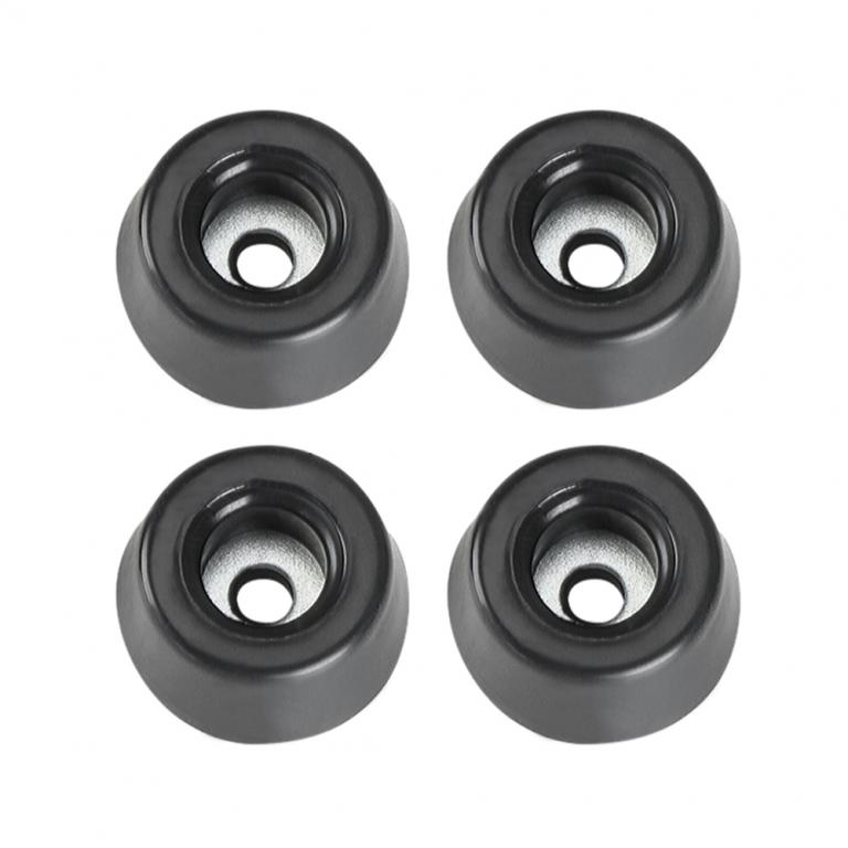 Adam Hall Hardware 4903 M4 AH - Bustina con set di 4 piedi in gomma 20 x 9 mm colore nero