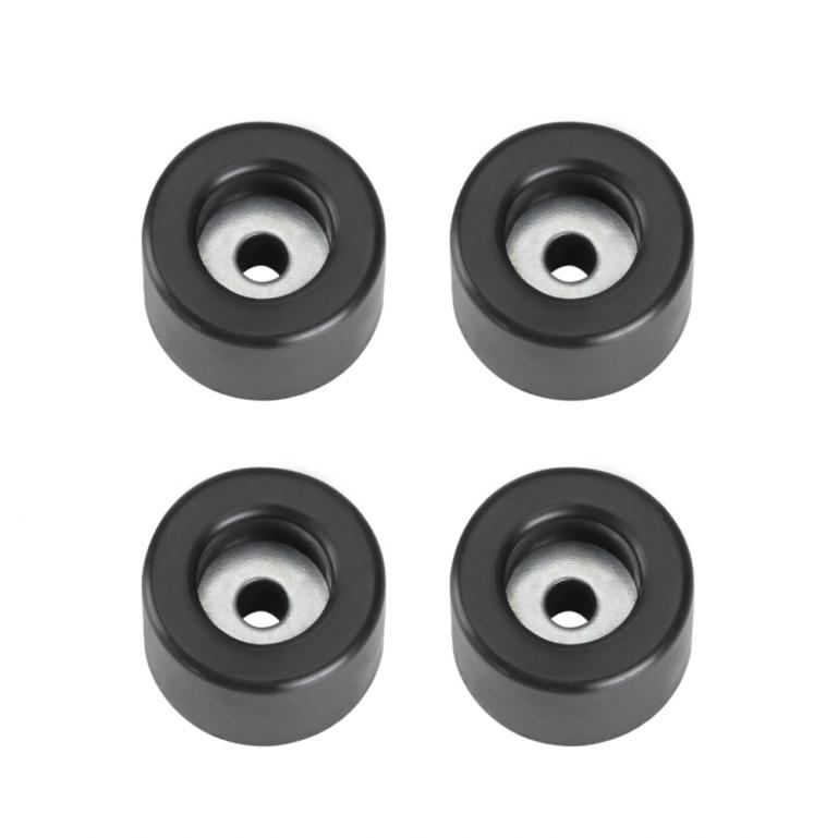 Adam Hall Hardware 4904 M4 AH - Bustina con set di 4 piedi in gomma 25 x 15 mm