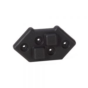 Adam Hall Hardware 4939 - Piede impilabile in plastica per Montaggio Angolare