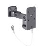 Adam Hall Stands SUWMB 10 B - Supporto da muro universale per cassa fino a 10 kg, nero