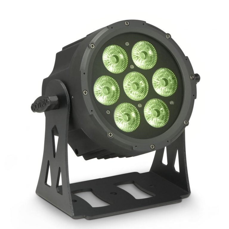 Cameo FLAT PRO 7 XS - Proiettore PAR a 7 Quad-LED compatto, piatto da 8 W