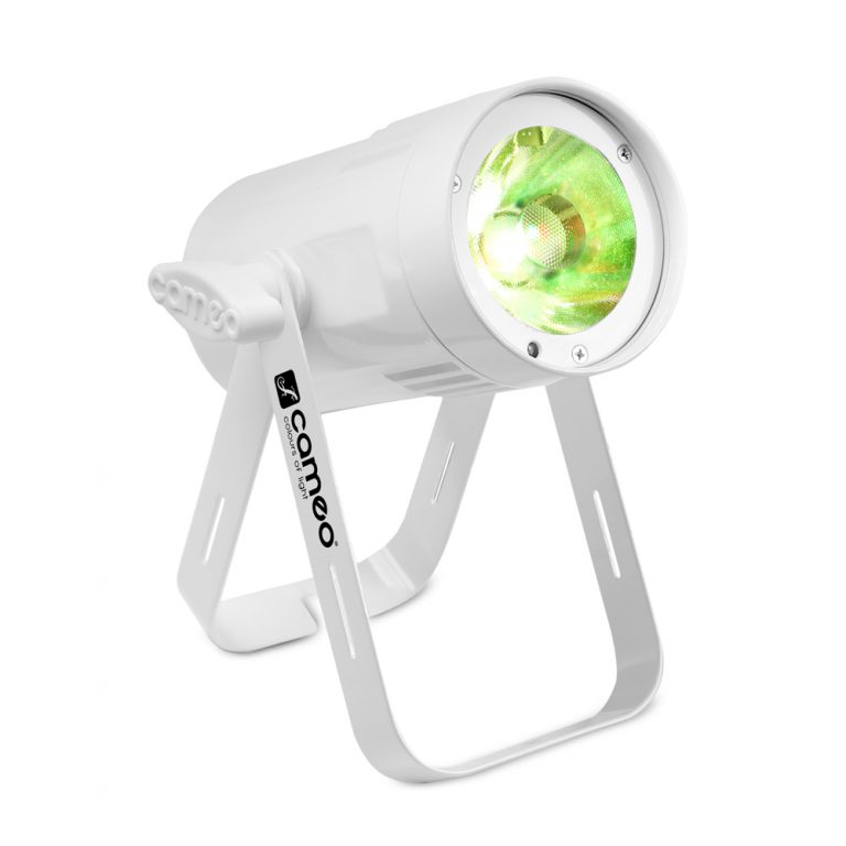 Cameo Q-SPOT 15 RGBW WH - Faro compatto con LED RGBW da 15 W, modello bianco