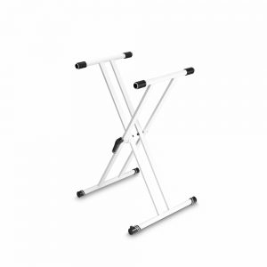 Gravity KSX 2 W - Supporto tastiera a X, doppio, bianco