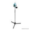 Gravity MS 4321 DIS 01 B - Treppiede portadisinfettante regolabile in altezza con supporto universale nero