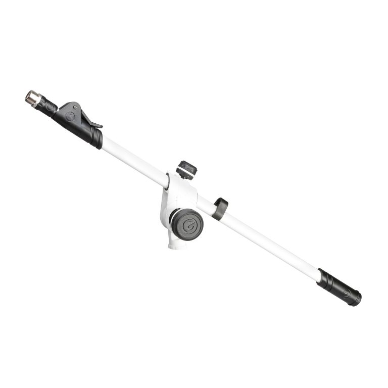 Gravity MS W 22 - 2-Point Adjustment Telescoping Boom Arm, white