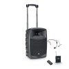 LD Systems ROADBUDDY 10 HS - Altoparlante Bluetooth alimentato a batteria con mixer, bodypack e cuffia