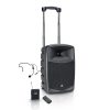 LD Systems ROADBUDDY 10 HS B6 - Altoparlante Bluetooth alimentato a batteria con mixer, bodypack e cuffia