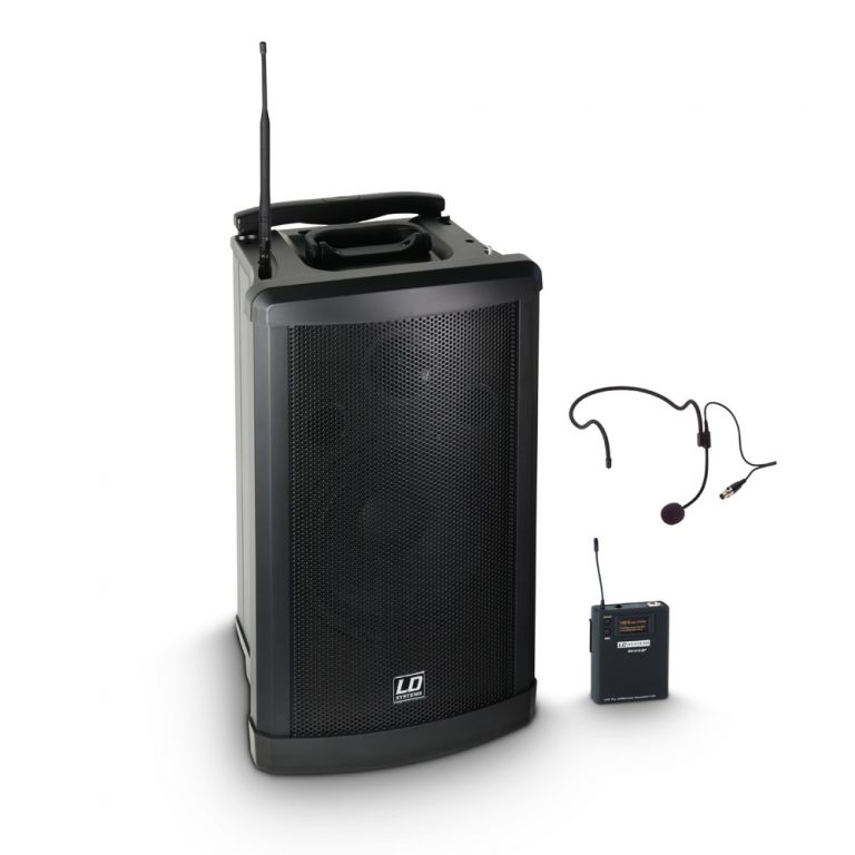 LD Systems Roadman 102 HS - Altoparlante PA portatile con cuffia con microfono