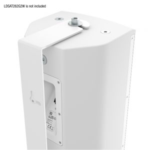 LD Systems SAT 262 G2 WMB W - Supporto da muro orientabile per SAT 262 G2 bianco