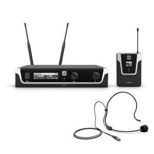 LD Systems U505 BPH - Sistema per Radiomicrofono con Bodypack e Headset - 584 – 608 MHz.