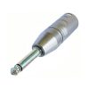 Neutrik NA2-MP - Adattatore jack da 6,3 mm a 2 poli su connettore XLR a 3 poli, mono