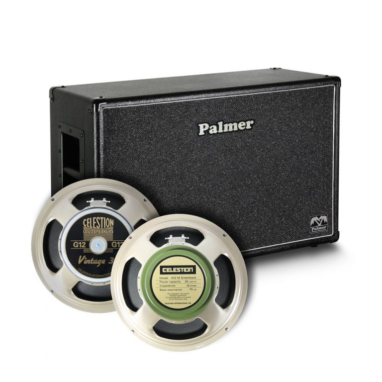 Palmer CAB 212 V30 GBK - Cassa per Chitarra 2 x 12" con Celestion Vintage 30 e Greenback 8/16 Ohm