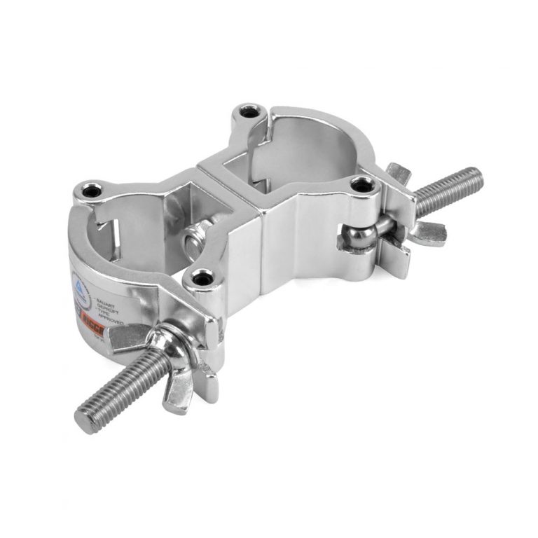 RIGGATEC 400200975 - Swivel Coupler Slim Silver max. 50kg (32-35 mm)