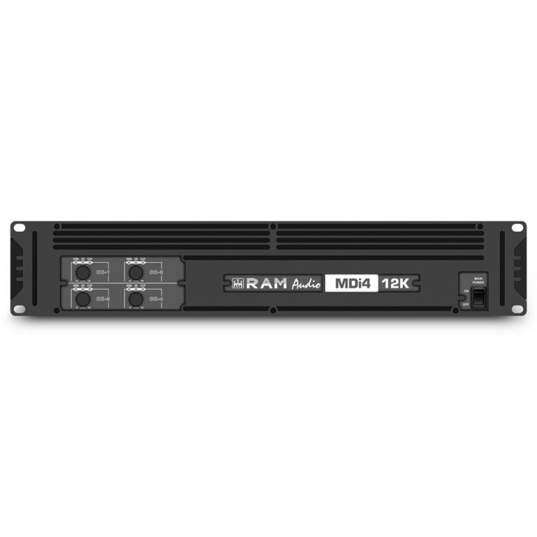 Ram Audio MDi4-12K - Amplificatore a 4 canali 4 x 3000 W 4 Ohm