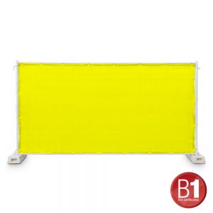 Adam Hall Accessories 0159 X BAU 9 - Garza per telone di recinzione tipo 800 1,76 x 3,41 m con occhielli, colore giallo