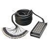 Adam Hall Cables K 28 C 30 - Cavo multipolare con stage box 24/4 30 m