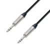 Adam Hall Cables K5 BVV 0100 - Cavo patch Neutrik jack stereo da 6,3 mm a jack stereo da 6,3 mm 1 m