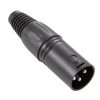 Adam Hall Connectors 7850 - Connettore XLR maschio nero