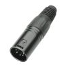 Adam Hall Connectors 7886 - Connettore XLR maschio a 5 poli nero