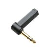 Adam Hall Connectors 7894 - Adattatore angolare 90°, jack stereo da 6,3 mm, maschio a femmina