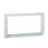 Adam Hall Hardware 2890 - Portaetichette con inserto per etichette 108 x 60mm, zincato