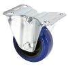 Adam Hall Hardware 372071 - Ruota Fissa 80 mm con Ruota blu