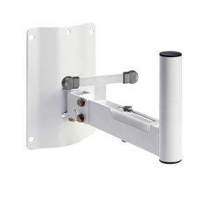 Adam Hall Stands SMBS 5 W - Supporto da muro per cassa, bianco