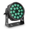 Cameo FLAT PRO 18 - Proiettore PAR RGBWA PIATTO a 18 LED da 10 W in alloggiamento nero