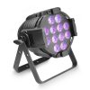 Cameo P ST 64 RGBW AU 12W - Proiettore PAR RGBWA+UV a 12 LED da 12 W in alloggiamento nero