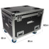 BSL MR-TWISTBEAM-2R FLIGHT CASE PER IL TRASPORTO DI 4 TESTEMOBILI TWISTBEAM-2R