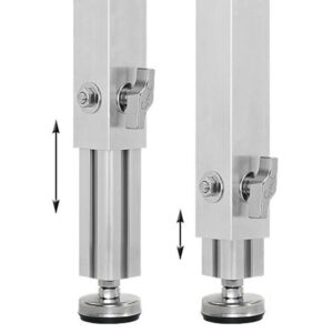 GUIL PTA5-D/50-80 PIEDE TELESCOPICO REGOLABILE +/-5CM PERPEDANA TM300/TM440/TM440XL SER