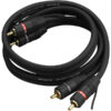 MONACOR AC-080/SW CAVO DI COLLEGAMENTO AUDIO STEREO ALTA QUALIT  0,8M RCA-RCA COL NERO