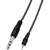 MONACOR ACS-2625 CAVO DI COLLEGAMENTO AUDIO STEREO, 2 M JACK 6,3MM-JACK 3,5MM