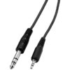 MONACOR ACS-2635 CAVO DI COLLEGAMENTO AUDIO STEREO, 2 M JACK 6,3MM-JACK 3,5MM