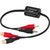 MONACOR FGA-40MF DISACCOPPIATORE DI MASSA RCA MASCHIO - RCA FEMMINA