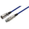 MONACOR MEC-1000/BL PROLUNGA XLR - XLR, 10 M COLORE BLU