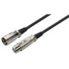 MONACOR MEC-1000/SW PROLUNGA XLR - XLR, 10 M COLORE NERO