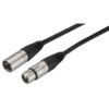 MONACOR MECN-1000/SW CAVO XLR - XLR, 10 M, CONNETTORI NEUTRIK, COLORE NERO