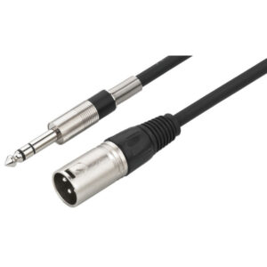 MONACOR MEL-102/SW CAVO AUDIO PER APPARECCHIATURE XLR MASCHIO - JACK 6,3MM STEREO, 1 M