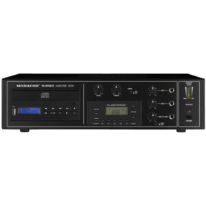 MONACOR PA-890RCD AMPLIFICATORE MIXER PA MONO CON LETTORECD/MP3 E TUNER 1 X 80 W