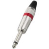 MONACOR T-110/RT SPINA MONO 6,3MM, ROSSA