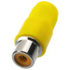 MONACOR T-702G/GE JACK IN LINEA RCA, GIALLO