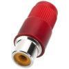 MONACOR T-702G/RT JACK IN LINEA RCA, ROSSO