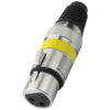 MONACOR XLR-207J/GE CONNETTORI XLR FEMMINA, 3 POLI