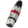 MONACOR XLR-207J/RT CONNETTORI XLR FEMMINA, 3 POLI