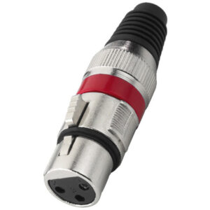 MONACOR XLR-207J/RT CONNETTORI XLR FEMMINA, 3 POLI