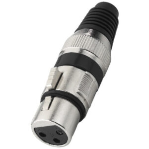 MONACOR XLR-207J/SW CONNETTORI XLR FEMMINA, 3 POLI