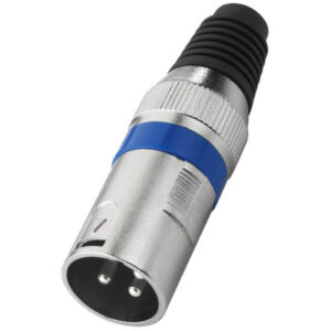 MONACOR XLR-207P/BL CONNETTORI XLR, 3 POLI