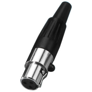 MONACOR XLR-307/J PRESA MINI XLR, 3 POLI